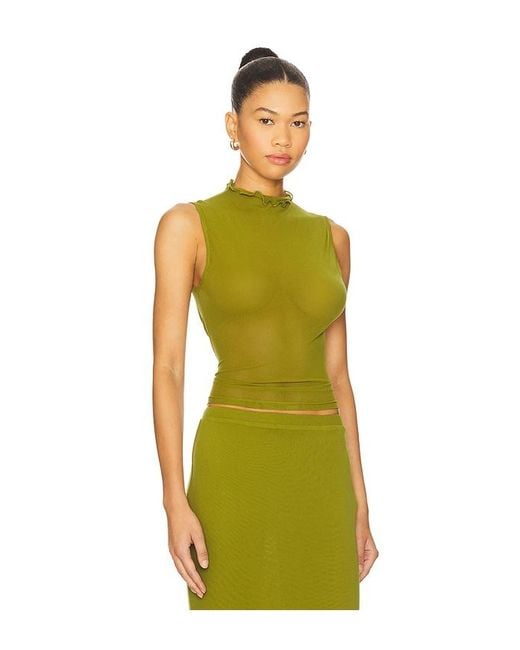 BY.DYLN Green Imani Top