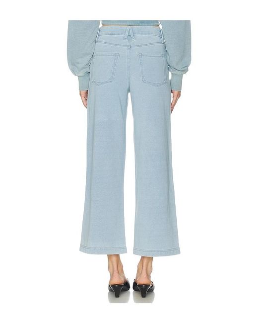 GOOD AMERICAN Blue Jeanius Cropped Good Skate