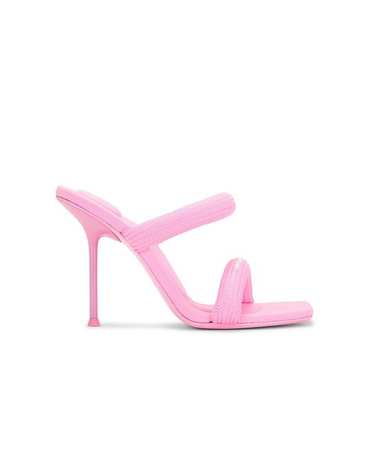 Alexander Wang Pink Julie Tubular Webbing Sandal