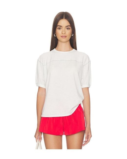 GOOD AMERICAN Red The Gym Tee