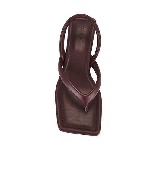 St. Agni Purple Thong Heel