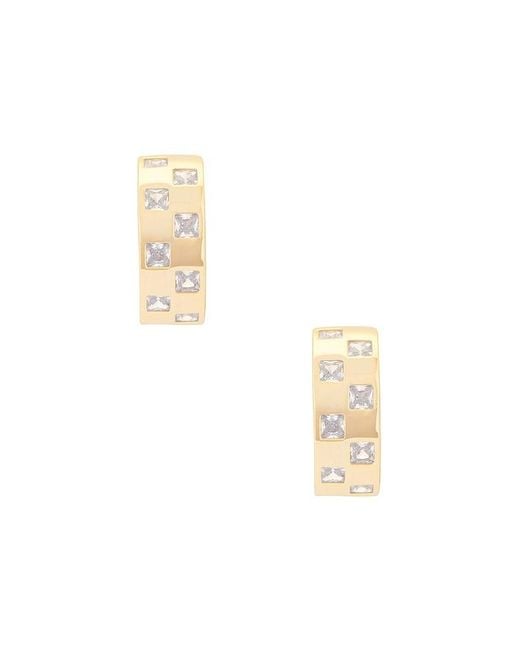 Pendientes En Color Oro Metálico Talla Mega de color Metallic