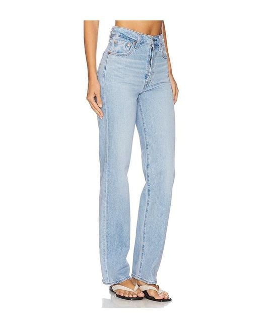 Levi's Blue Ribcage Full Length Jeans