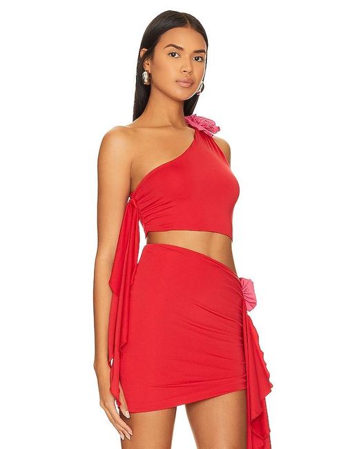 Lovers + Friends Red Cordelia Top