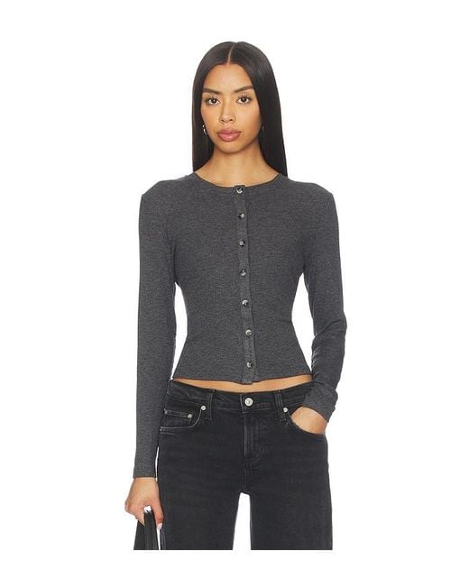 PERFECTWHITETEE Black Maureen Cardigan