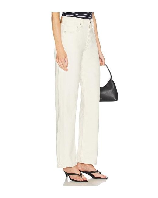 Rag & Bone White Shea Relaxed Straight