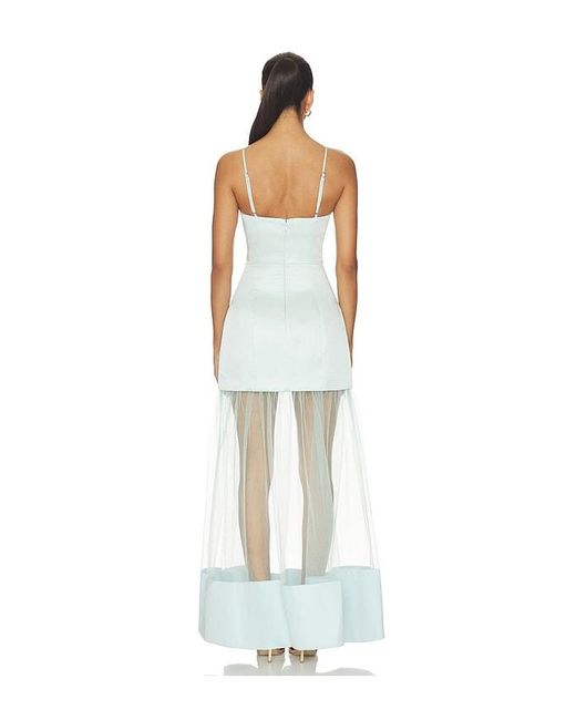 Elliatt White Marcella Strapless Gown
