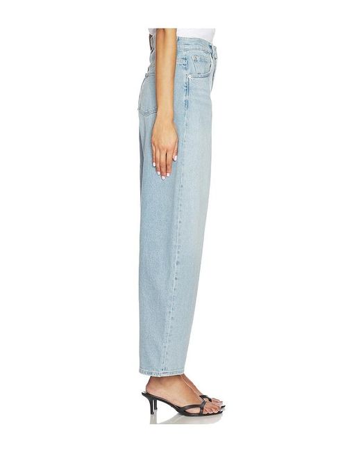 7 For All Mankind Blue Bonnie Curvilinear