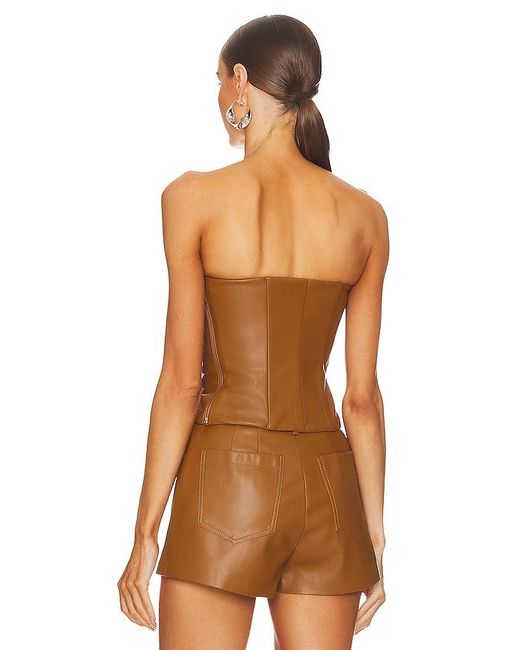 CULTNAKED Brown Bandeau Top