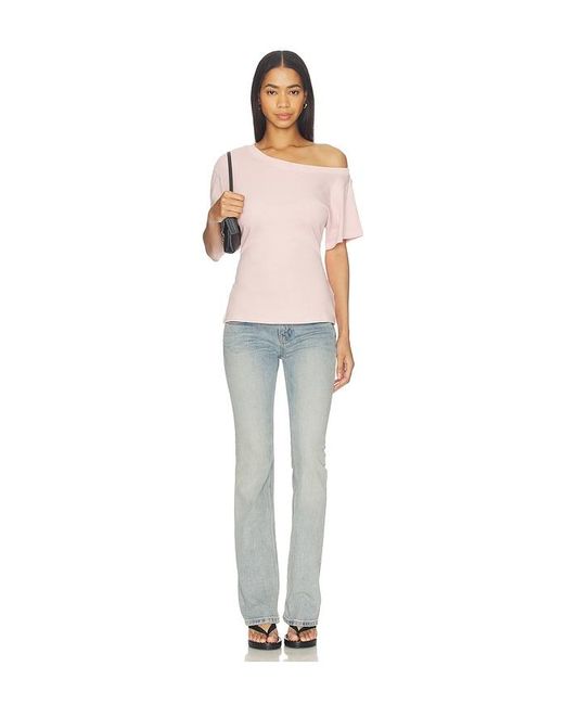 EB DENIM Multicolor Elena Off The Shoulder Top
