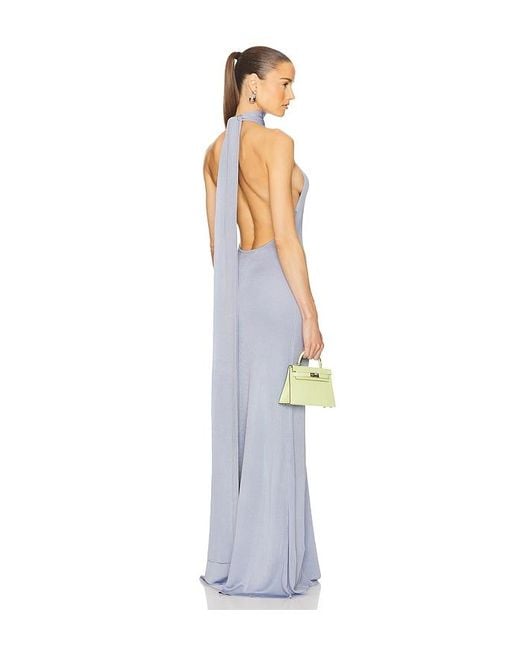 Helsa Novie Maxi Knit Dress in White | Lyst