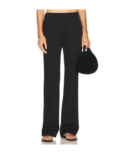 St. Agni Black 90S Splice Panelled Pants