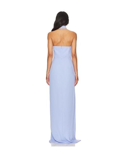 Amanda Uprichard Blue X Revolve Queen Gown