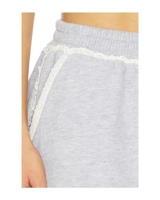 Lovers + Friends White Juliana Pant