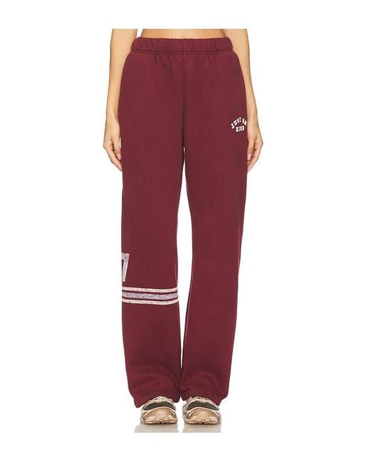 The Mayfair Group Red Just Be Fucking Kind Sweatpants