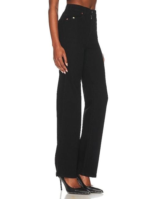 Dr. Denim Black Moxy Straight Jeans