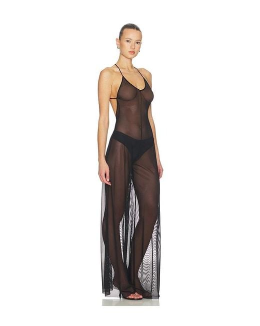 Norma Kamali White Fara Slip Jumpsuit