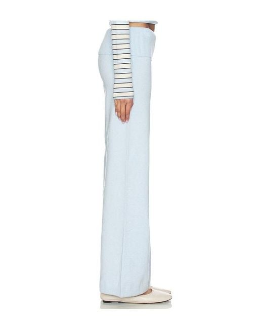 Frankie's Bikinis Blue Dawson Cloud Knit Pant