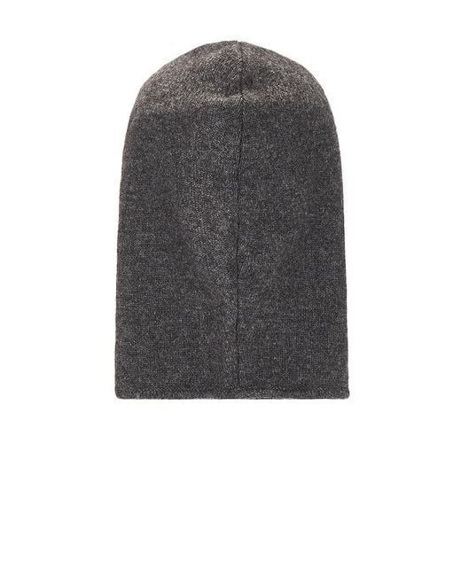 Ganni Black Yak Mix Balaclava