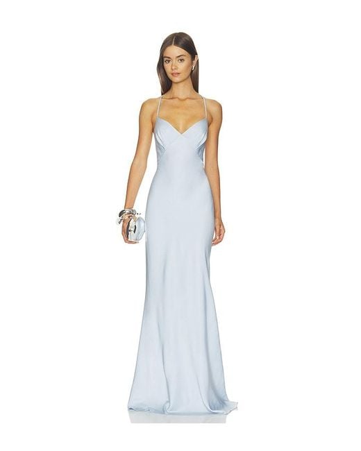 Nadine Merabi White Lana Dress