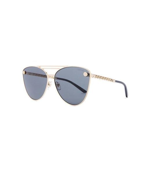Versace Blue Cat Eye Sunglasses