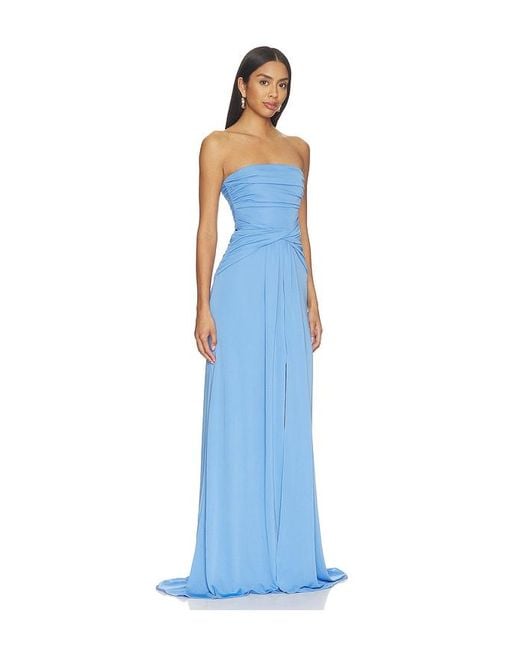Cinq À Sept Blue Olena Gown