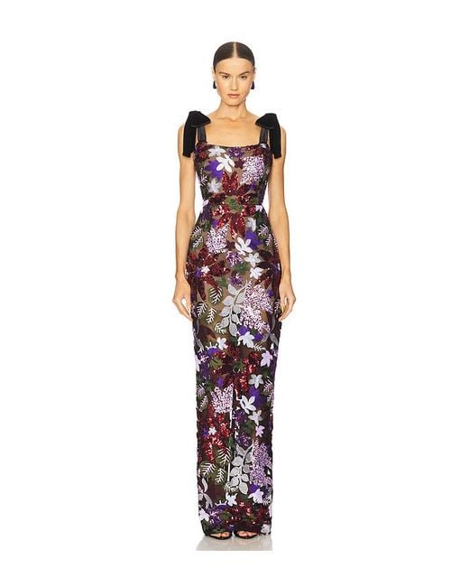 Bronx and Banco Multicolor Dahlia Maxi Dress
