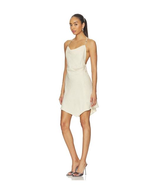 Helmut Lang Natural Knot Slip Dress