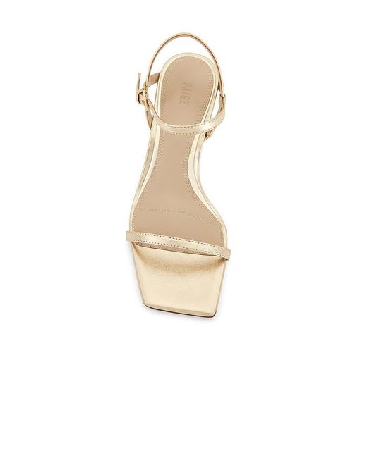 PAIGE White Ella Sandal