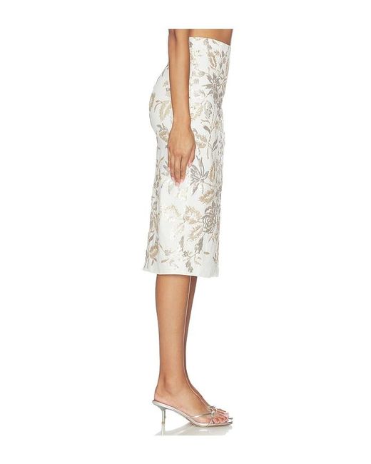 Prabal Gurung White Pencil Skirt