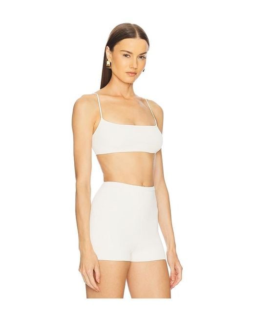 L'academie White 'Academie Viv Knit Bralette