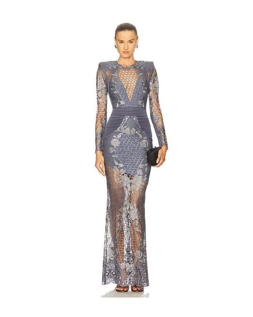 Zhivago Blue Echo Gown