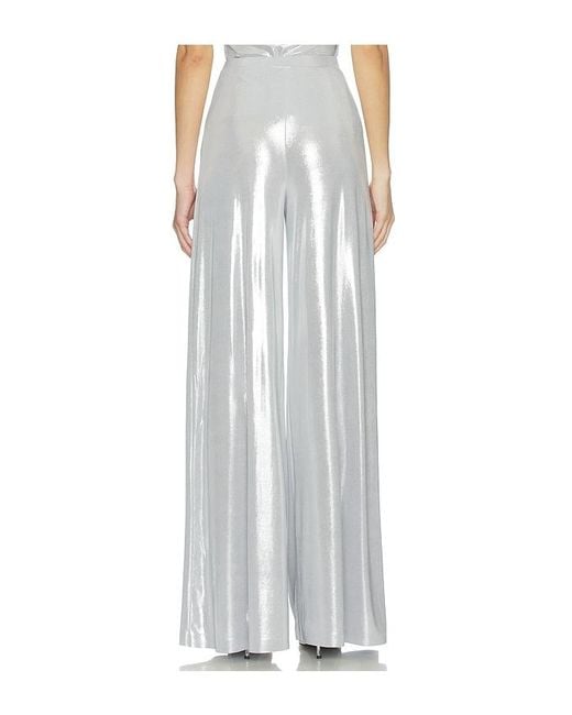 Norma Kamali White Bias Pant