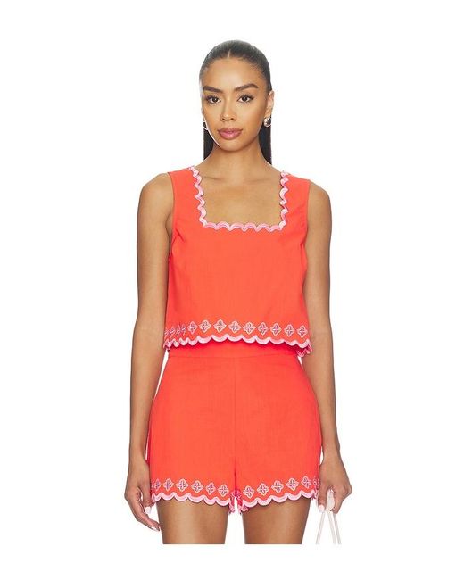 MINKPINK Amaya Embroidered Top
