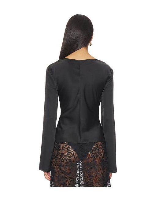 Lioness Black Mariah Long Sleeve Top