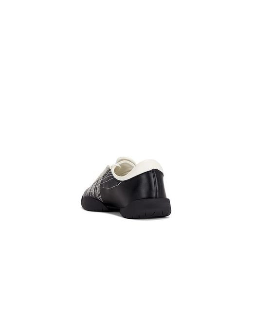 Y-3 Black Regu Embroidery Sneaker for men