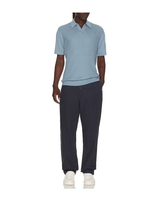 Rag & Bone Blue Evan Elasticated Trouser for men