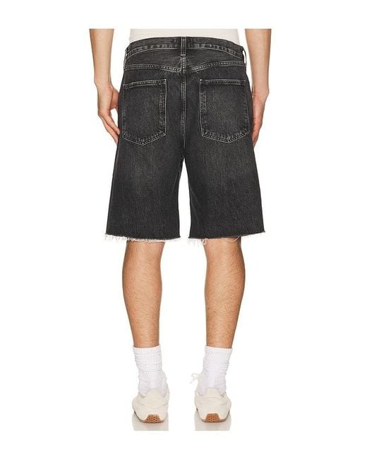 Agolde Black Anson Short for men