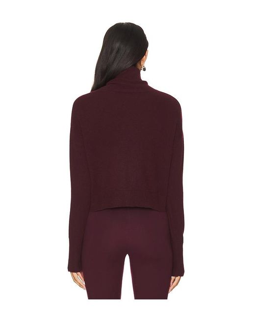 SABLYN Purple Rollkragenpullover Sable