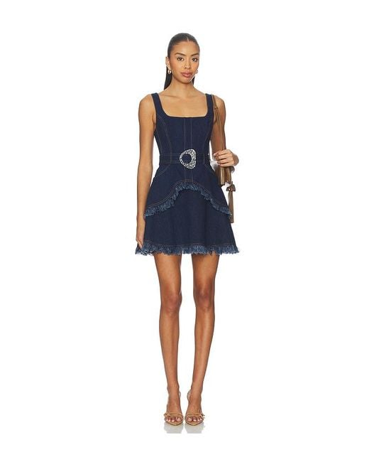 Vestido Macey En Color Azul Talla (También En S, Xs) Alexis de color Blue