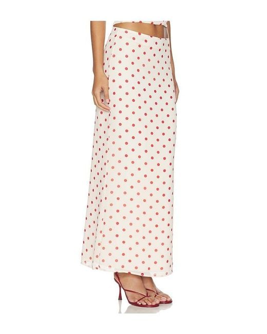 MORE TO COME White Annie Maxi Skirt