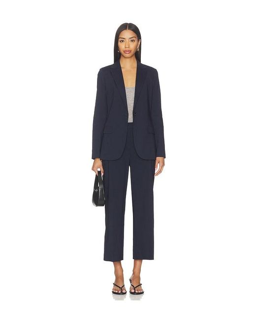 Theory Blue Straight Classic Pant