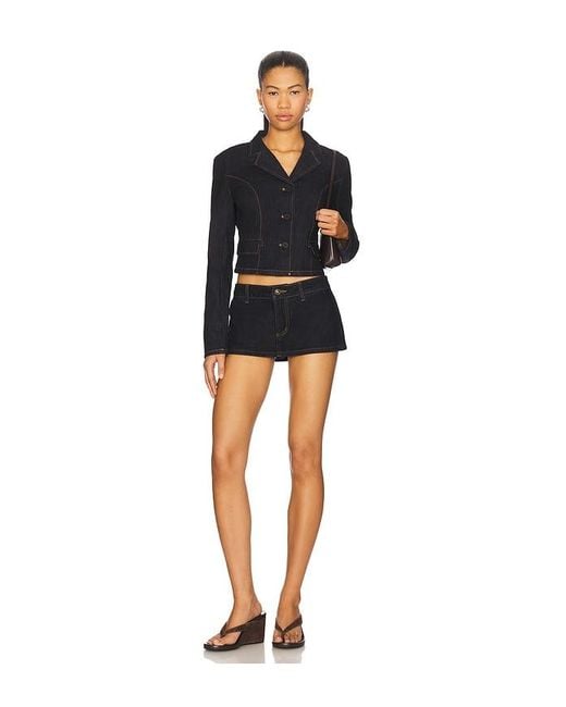 Lioness Black Rhode Mini Skirt