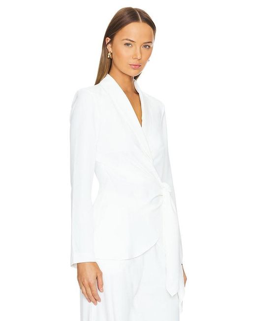 Amanda Uprichard White Vera Blazer