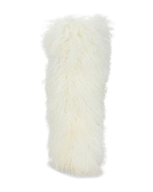 Paris Texas White Furry Stiletto Boot