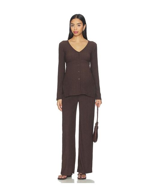 HATCH Brown The Lucia Shirt
