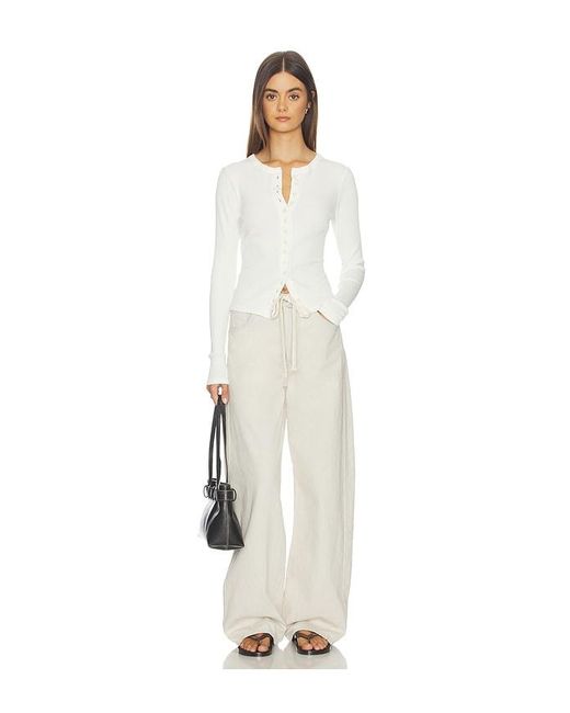 Citizens of Humanity White Kari Long Cardigan