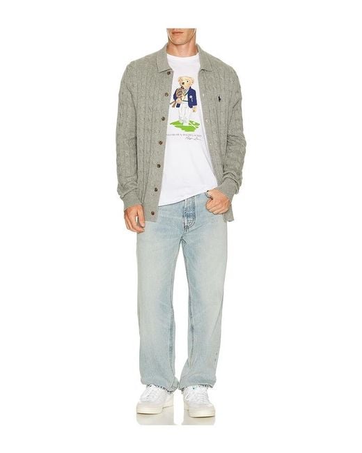 Polo Ralph Lauren White Wimbledon Tee for men