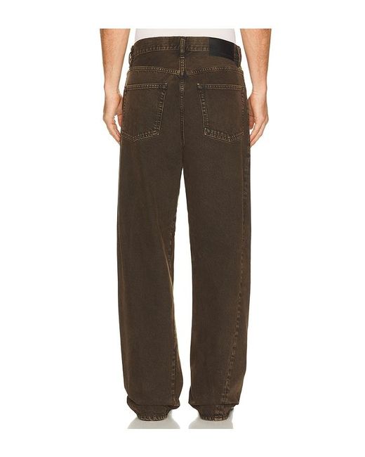 sunflower Brown Wide Twist Denim Pants for men