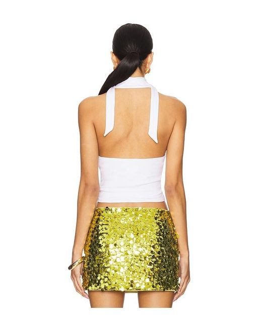 superdown White Jessalyn Halter Top